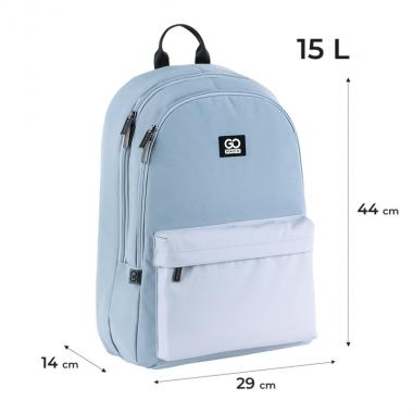 Рюкзак "GoPack" /GO25-140L-2/ Education Teens 140 сіро-блакитний (1/10)