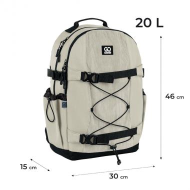 Рюкзак "GoPack" /GO25-186L-4/ Education Teens 186 бежевий (1/10)