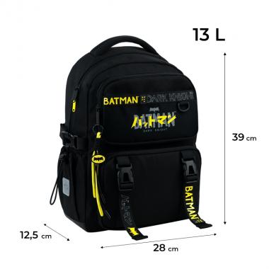 Набір "Kite" /SET_DC26-1022M/  рюкзак + пенал + сумка для взуття 1022 DC Batman (1/6)