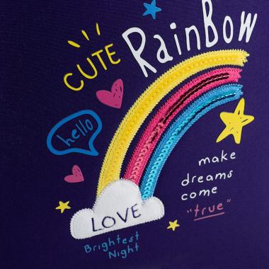 Рюкзак напівкаркасний "GoPack" /GO24-165M-1/ Education 165M-1 Cute Rainbow (66814) (1/6)