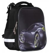 Ранець-рюкзак "CLASS" /2419C/ SchoolCase 2 відд., 39х28х21см, "Black car" (1/4)