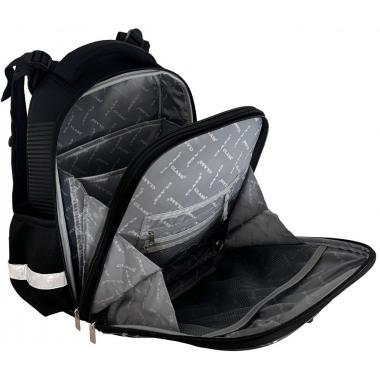Ранець-рюкзак "CLASS" /2419C/ SchoolCase 2 відд., 39х28х21см, "Black car" (1/4)
