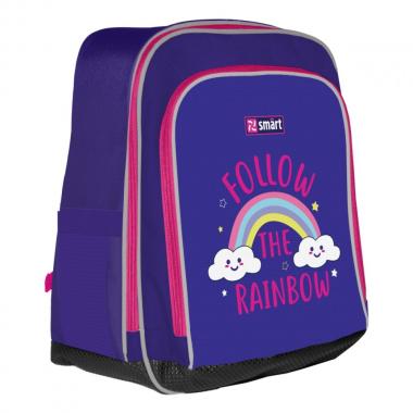 Рюкзак каркасний "SMART" /558039/ H-55 "Follow the rainbow", фіолетовий (1/6)