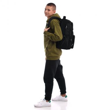 Рюкзак "GoPack" /GO26-184L-3/ Education Teens 184 чорний (1/10)