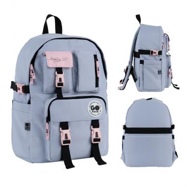 Рюкзак "GoPack" /GO26-2500L-1/ Education Teens 2500L сірий (1/10)