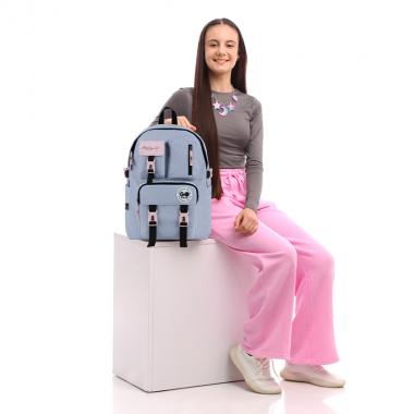 Рюкзак "GoPack" /GO26-2500L-1/ Education Teens 2500L сірий (1/10)