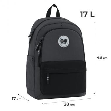 Рюкзак "GoPack" /GO26-141L-4/ Education Teens 141L чорний, сірий (1/10)