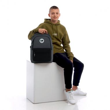 Рюкзак "GoPack" /GO26-141L-4/ Education Teens 141L чорний, сірий (1/10)