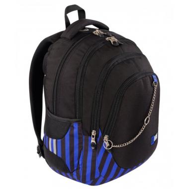 Рюкзак шкільний "ST.RIGHT" /BP06/ BLACK & BLUE 667510, 43*31*21 см