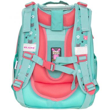 Ранець-рюкзак "CLASS" /2504C/ SchoolCase Mini 2 відділення, 35х27х16см, "Kittens"