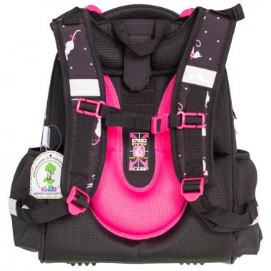 Ранець-рюкзак "CLASS" /2512C/ SchoolCase 2 відділення, 39х28х21см, "Cats"
