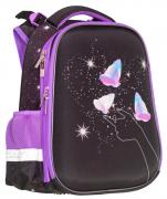 Ранець-рюкзак "CLASS" /2513C/ SchoolCase 2 відділення, 39х28х21см, "Butterfly"