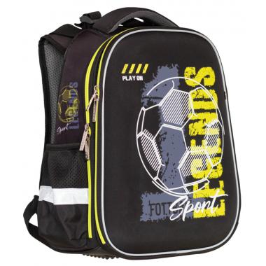 Ранець-рюкзак "CLASS" /2517C/ SchoolCase 2 відділення, 39х28х21см, "Football"