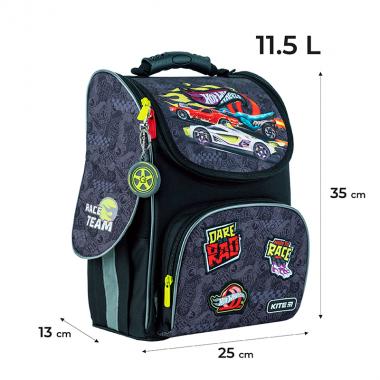 Набір "Kite" /SET_HW24-501S/ рюкзак + пенал + сумка для взуття 501S Hot Wheels (67250) (1/8)