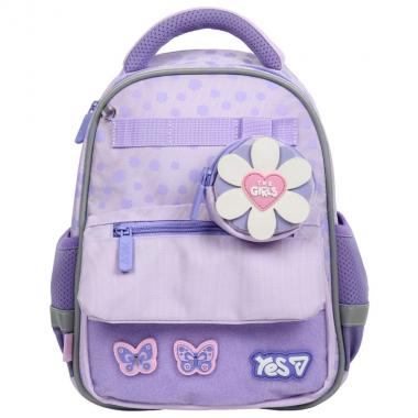 Рюкзак дитячий "YES" /550461/ K-37XS Flower Smile 30,5*24*11,5см (1/20)