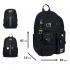 Рюкзак шкільний "YES" /550480/ TS-43L Just Black 43*30*16см (1/12)
