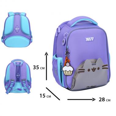 Рюкзак каркасний "YES" /550202/ H-100S Pusheen Summer 35*28*15см (1/4)