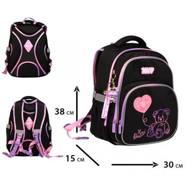 Рюкзак шкільний "YES" /550499/ S-91M Pink Bear 38*29*13см (1/8)