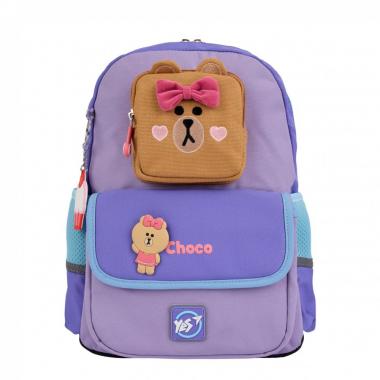 Рюкзак шкільний "YES" /559836/ S-104 Line Friends Pretty Choco 36*26*13см (1/15)