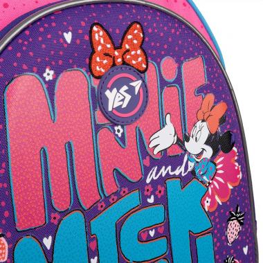 Рюкзак каркасний "Yes" /558293/ S-74  "Minnie Mouse", рожевий/фіолетовий (1/14)