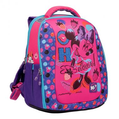Рюкзак каркасний "YES" /558566/ S-57  "Minnie Mouse", рожевий (1/8)